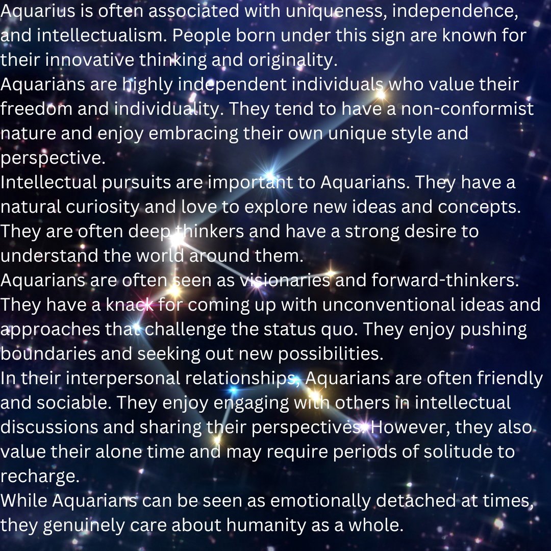 Aquarius Crystal Bracelet - Power Bracelet - Zodiac Birthstones - Gift Box & Aquarius Tag - Garnet, Angelite, Amethyst, Ruby in Zoisite