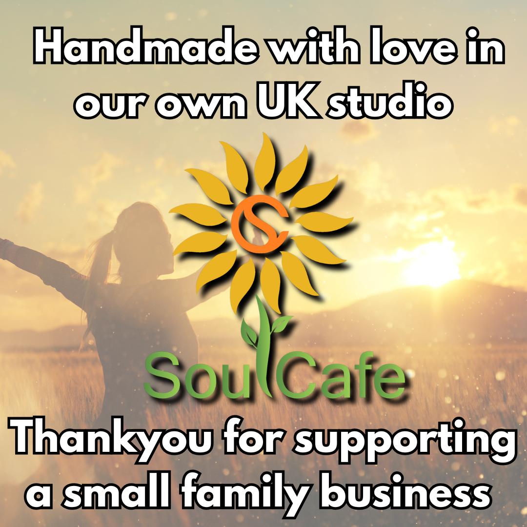 Grief and Loss Crystal Gemstone Stretch Bracelet - Soul Cafe Gift Box and Tag