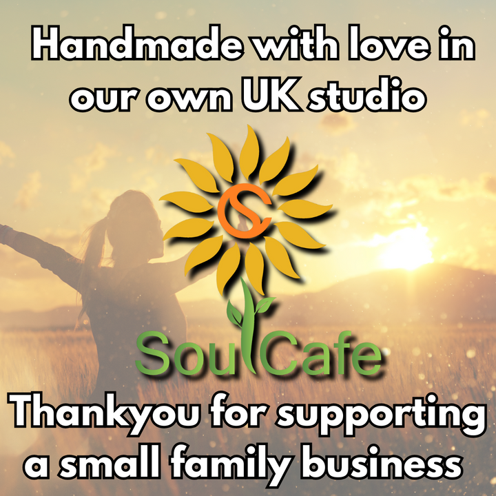 Grief and Loss Crystal Gemstone Stretch Bracelet - Soul Cafe Gift Box and Tag