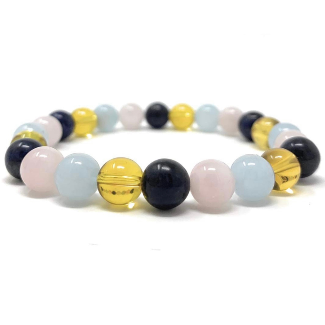 Scorpio Crystal Bracelet | Zodiac Healing Gemstone | Gift Bag