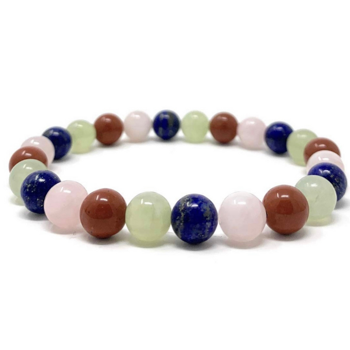 SoulCafe Taurus Crystal Bead Stretch Bracelet - Zodiac Birthstones