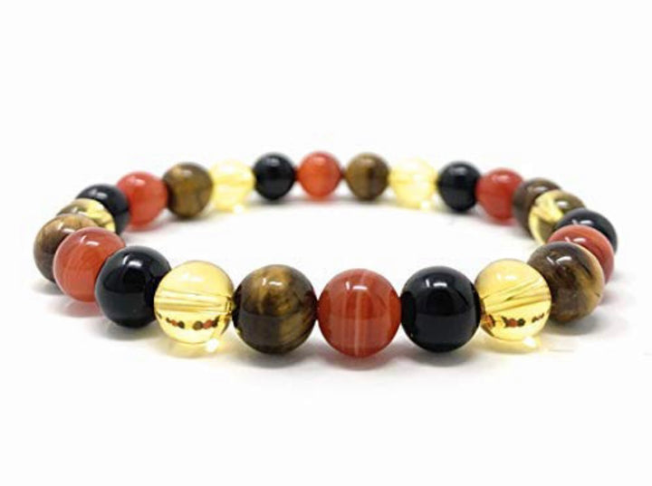 Leo Crystal Bracelet - Power Bracelet - Zodiac Birthstones - Gift Box & Tag