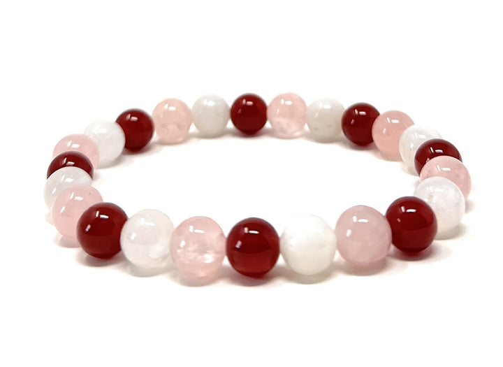 Gift for Wife - Stretch Bead Crystal Gemstone Bracelet - Soul Cafe Gift Box & Tag