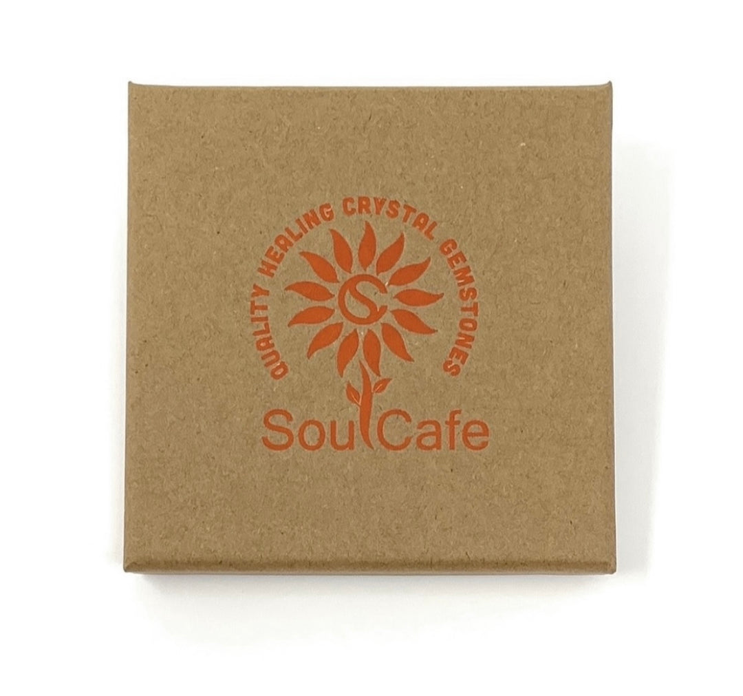 Gift for Uncle - Stretch Bead Crystal Gemstone Bracelet - Soul Cafe Gift Box & Tag