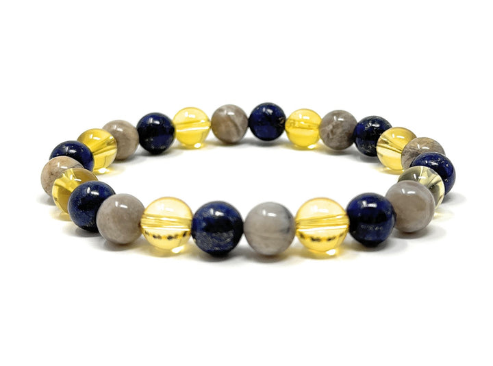 Gift for Friend - Bestie - Stretch Bead Crystal Gemstone Bracelet - Soul Cafe Gift Box & Tag