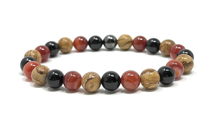 Gift for Nephew - Stretch Bead Crystal Gemstone Bracelet - Soul Cafe Gift Box & Tag