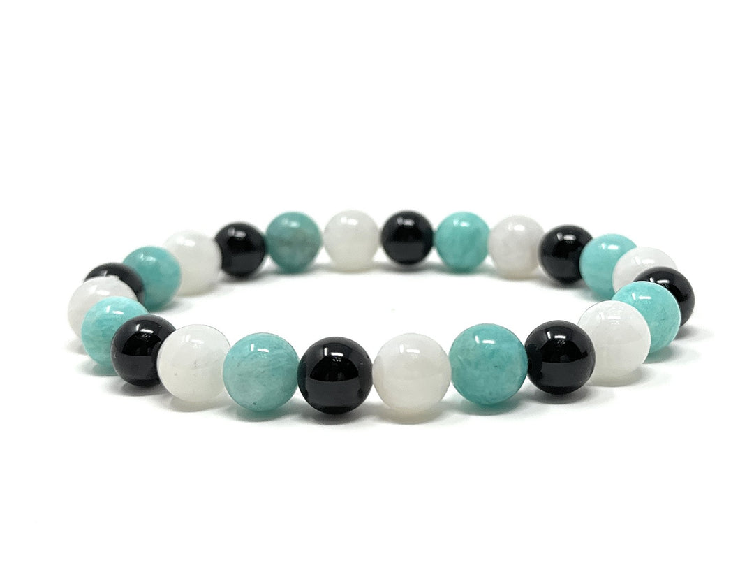 Gift for Sister - Stretch Bead Crystal Gemstone Bracelet - Soul Cafe Gift Box & Tag