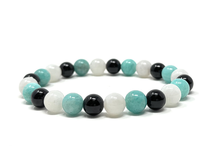 Gift for Sister - Stretch Bead Crystal Gemstone Bracelet - Soul Cafe Gift Box & Tag