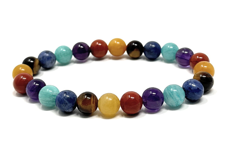 I Am Motivated - Affirmation Crystal Gemstone Bead Bracelet - Law of Attraction Crystals - SoulCafe Gift Box and Tag -  S/M/L/XL