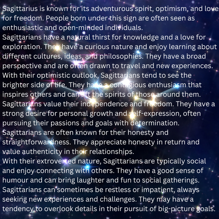 Sagittarius Crystal Bracelet - Power Bracelet - Zodiac Birthstones - Gift Box & Tag - Lapis Lazuli, Turquoise, Snowflake Obsidian, Amethyst