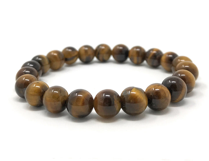 Tigers Eye Power Bead Crystal Bracelet - Healing Crystal Gemstone Bracelet - Soul Cafe Gift Box & Tag